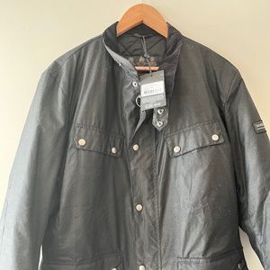 NWT Barbour International Wax Duke Jacket- Black
